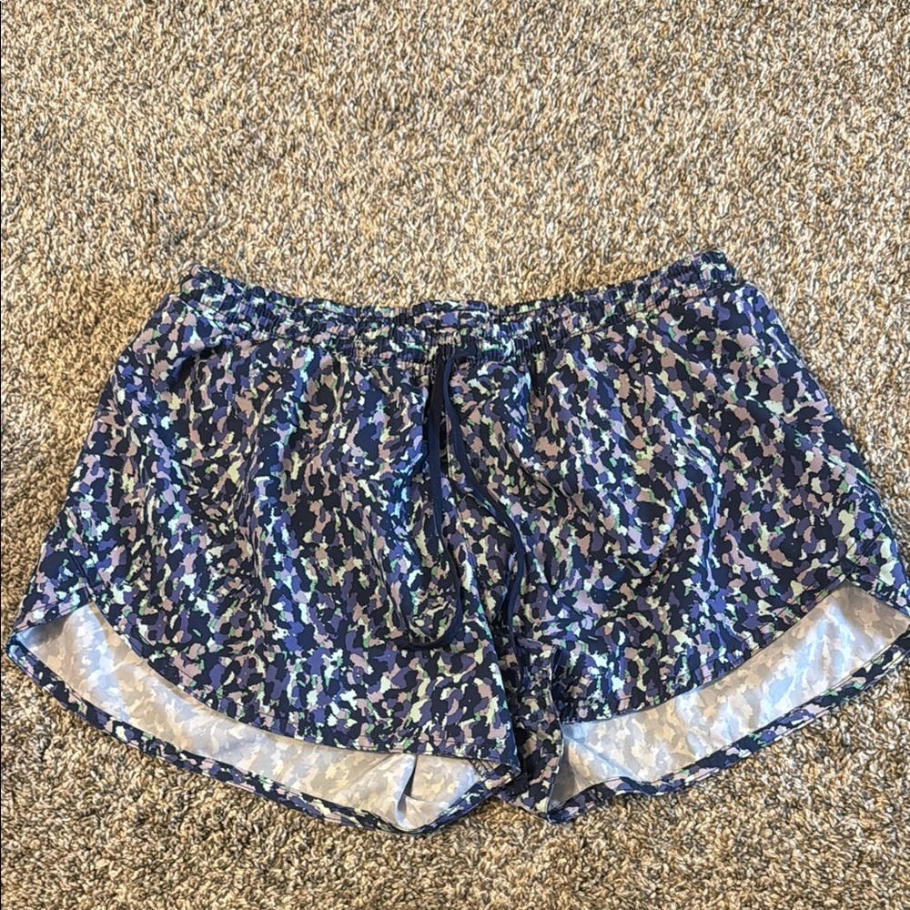 Stylish Blue Camo Women's Shorts